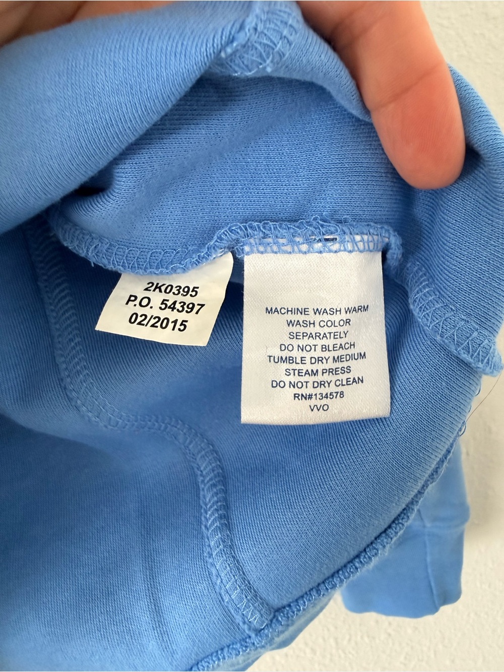 Vineyard Vines Bright Blue Half-Zip Pullover with Teal Inner Collar - Picture 5 of 8